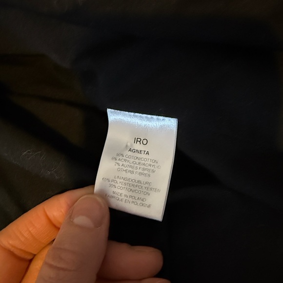 Iro women’s evening jacket size 1 black - Picture 3 of 5